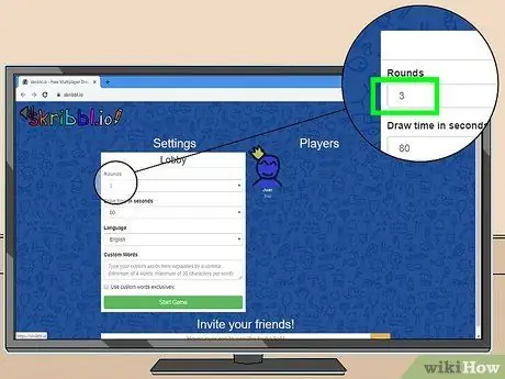 Создайте личную комнату в Skribbl.io Шаг 9