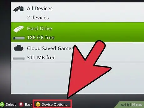 Удалите кеш на Xbox 360 Шаг 4