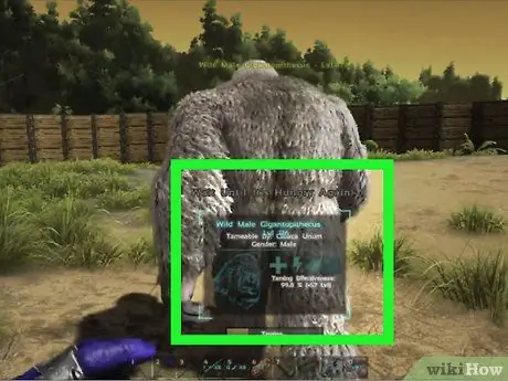 Приручить в ARK_ Survival Evolved, шаг 4