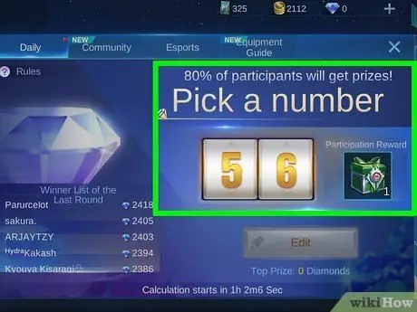 Получите бесплатные бриллианты в Mobile Legends_ Bang Bang, шаг 1
