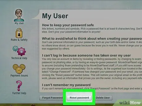 Верните свою учетную запись на MovieStarPlanet Шаг 9