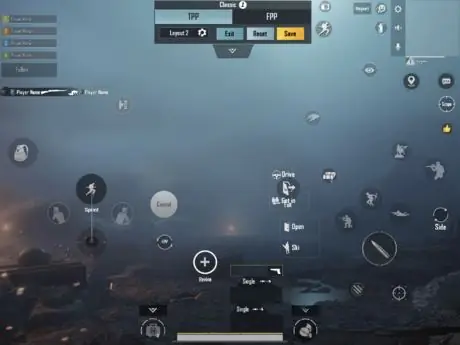 Пример настройки управления PUBG
