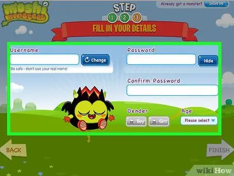 Сыграть в Moshi Monsters, шаг 4