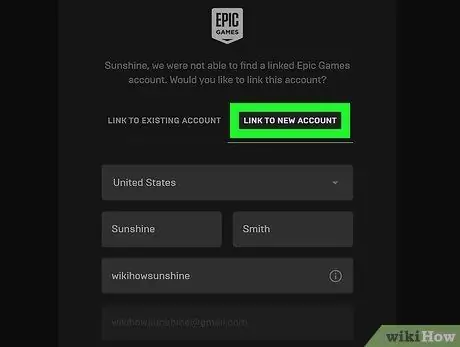 Создайте учетную запись Epic Games Шаг 5