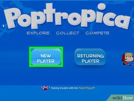 Создать учетную запись Poptropica Шаг 2