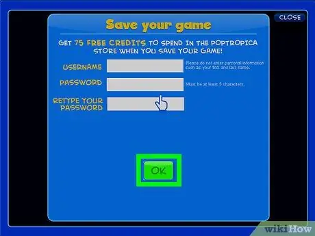 Создайте учетную запись Poptropica Шаг 9