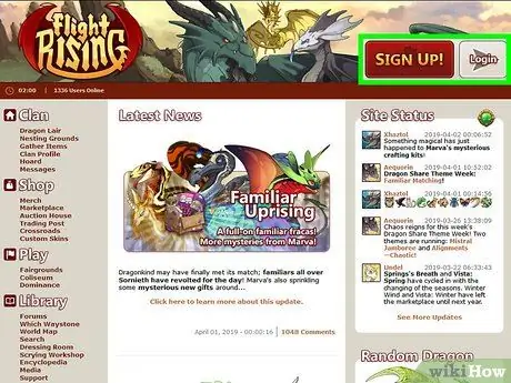 Играть в Flight Rising Step 1