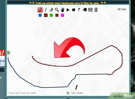 Используйте Line Rider Step 10