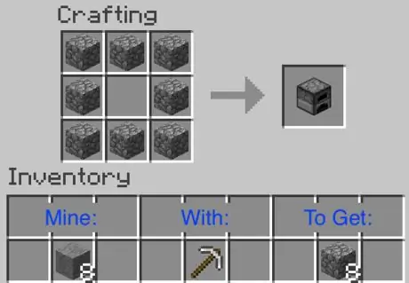 Сделать печь в Minecraft Recipe