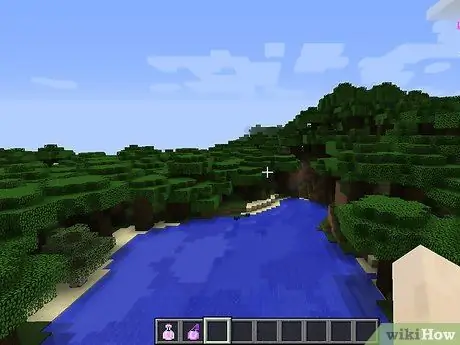 Найдите слаймов в Minecraft, шаг 1