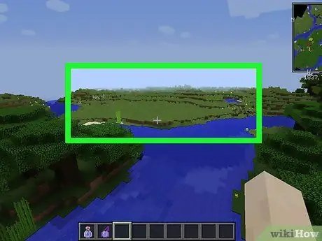 Найдите слаймов в Minecraft, шаг 2