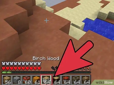 Размещение блоков в Minecraft, шаг 6