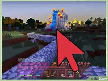 Создание вулкана в Minecraft, шаг 12