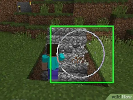 Сделайте лестницу в Minecraft Step 11