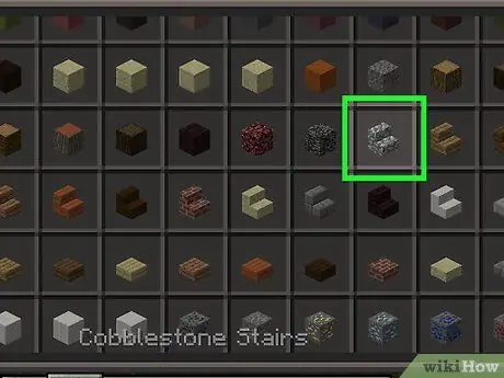 Сделайте лестницу в Minecraft Step 8