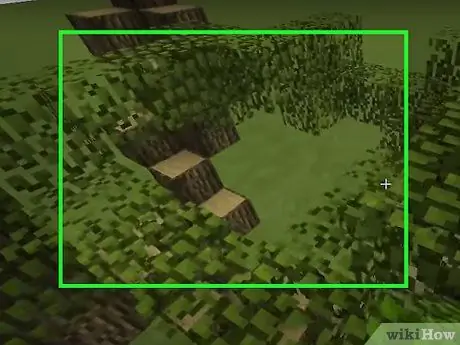 Стройте деревья в Minecraft, шаг 3