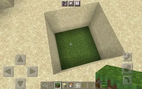 Сделайте зыбучие пески в Minecraft, шаг 2