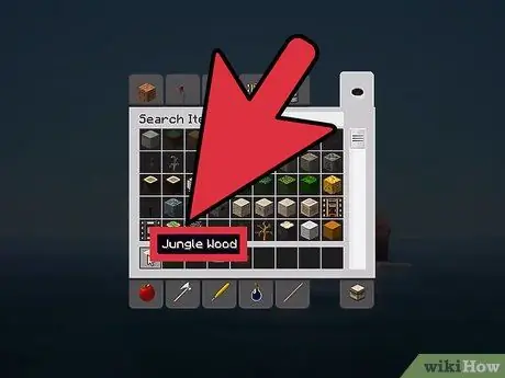 Сделайте пальмы в Minecraft, шаг 2