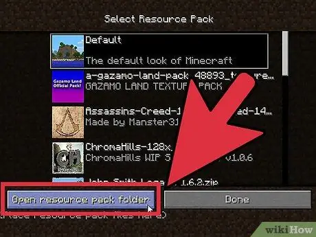 Установите пакеты ресурсов Minecraft, шаг 5