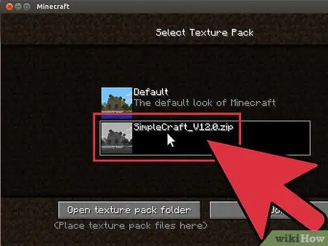 Загрузите пакет текстур в Minecraft Step 14