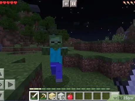 Переживите свою первую ночь в Minecraft Pocket Edition, шаг 12