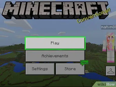 Переживите свою первую ночь в Minecraft Pocket Edition, шаг 2