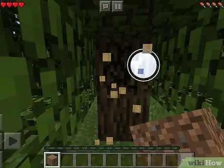 Переживите свою первую ночь в Minecraft Pocket Edition, шаг 4