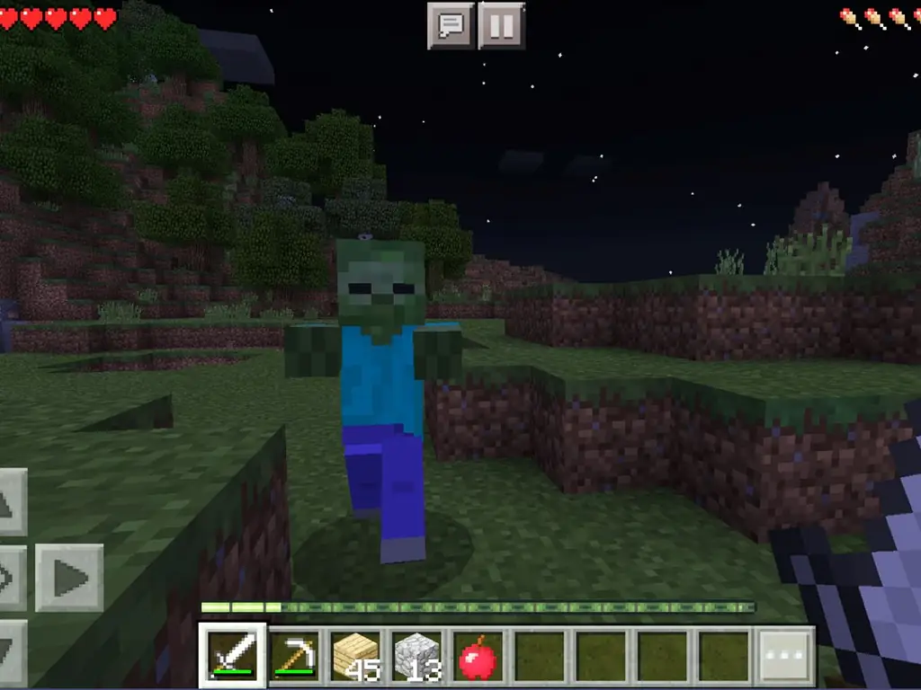 Как выжить в первую ночь в Minecraft Pocket Edition