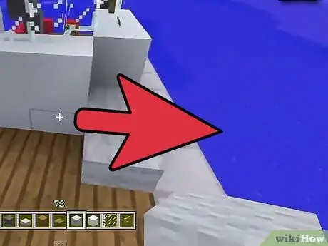 Сделайте лодку в Minecraft Шаг 4
