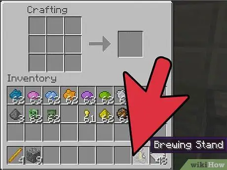 Сделайте подставку для заваривания в Minecraft, шаг 6