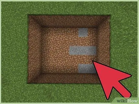 Постройте подъемно-поршневой мост в Minecraft, шаг 1