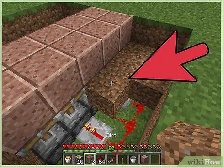 Постройте подъемно-поршневой мост в Minecraft, шаг 6