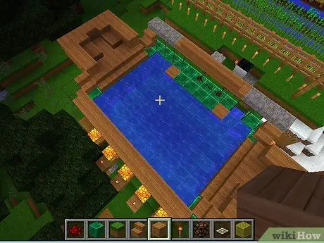 Сделайте бассейн в Minecraft, шаг 5