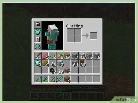 Бросьте стопку предметов в Minecraft, шаг 4