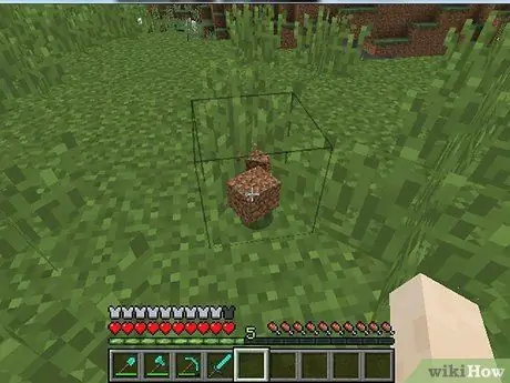 Бросьте стопку предметов в Minecraft, шаг 6