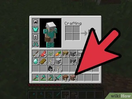 Бросьте стопку предметов в Minecraft, шаг 8