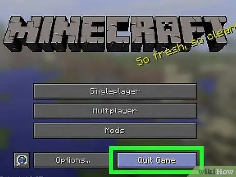 Посмотрите скриншоты Minecraft, шаг 1