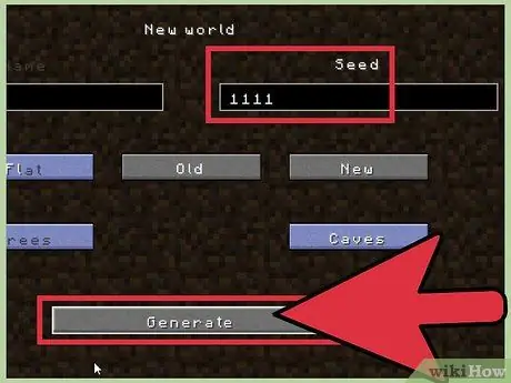 Используйте семена в Minecraft, шаг 9