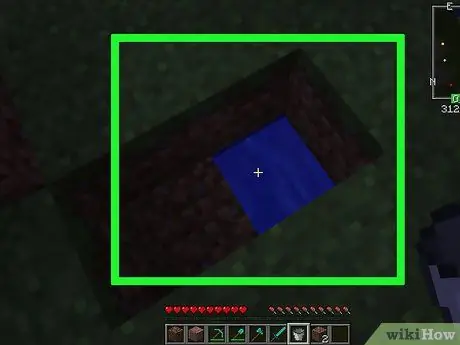 Выбраться из дыры в Minecraft Шаг 11