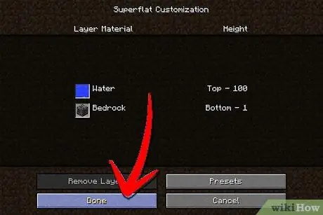 Создайте мир океана в Minecraft Step 8