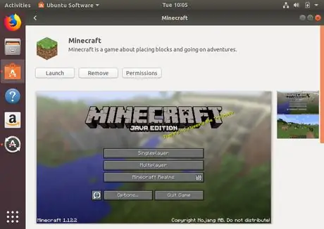 Запустите minecraft из ubuntu software Запустите minecraft из ubuntu software