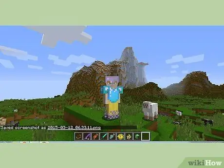 Сделайте снимок экрана в Minecraft на ПК, шаг 3