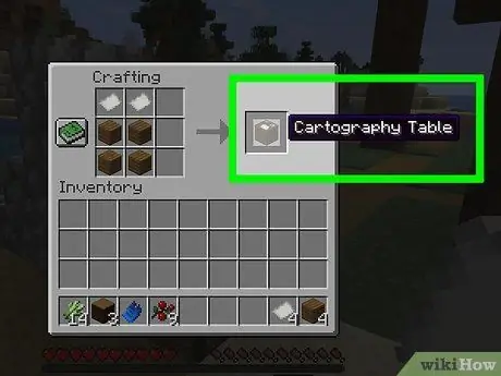 Создайте картографический стол в Minecraft, шаг 10