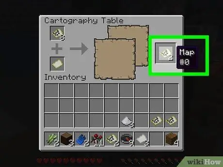 Создание картографической таблицы в Minecraft, шаг 13