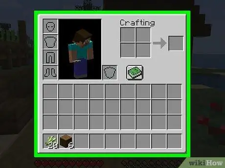 Создание картографической таблицы в Minecraft, шаг 3