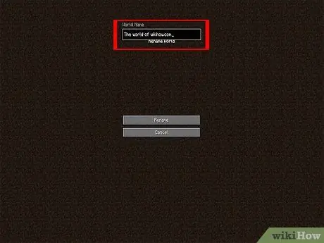 Переименуйте свой мир Minecraft, шаг 4 Переименуйте свой мир Minecraft, шаг 4