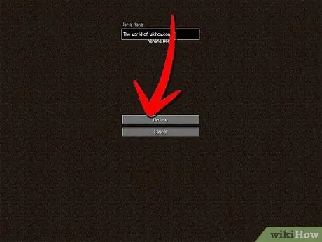 Переименуйте свой мир Minecraft, шаг 5 Переименуйте свой мир Minecraft, шаг 5