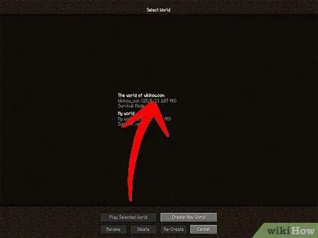 Переименуйте свой мир Minecraft, шаг 6 Переименуйте свой мир Minecraft, шаг 6