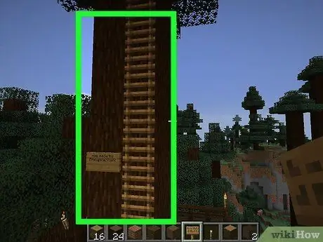 Сделайте домик на дереве в Minecraft, шаг 3 Сделайте домик на дереве в Minecraft, шаг 3