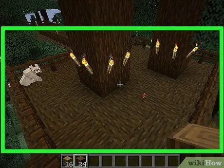 Сделайте домик на дереве в Minecraft, шаг 4 Сделайте домик на дереве в Minecraft, шаг 4